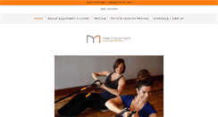 Desktop Screenshot of newmovementpilates.com