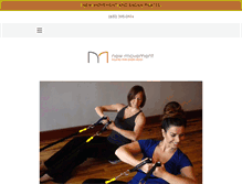 Tablet Screenshot of newmovementpilates.com